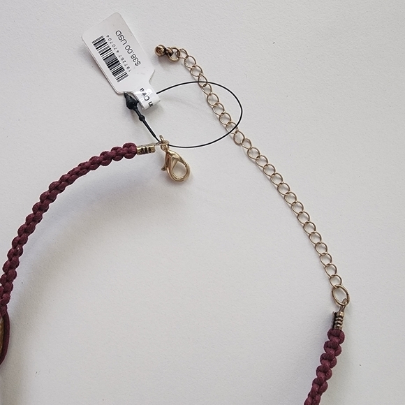 NWT Free People Sweet Carolina Choker Tan Ocean Jasper - Picture 9 of 9